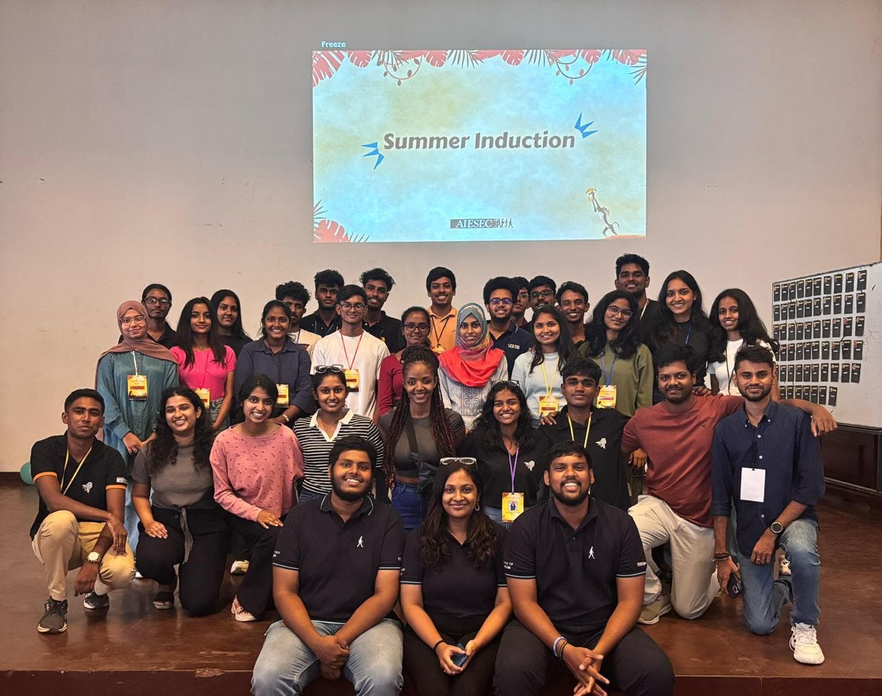 AIESEC in USJ welcomes over 100 volunteers this term