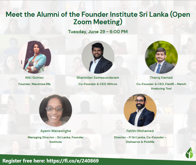 Meet the Up-and-Coming Entrepreneurs of the Founder Institute Sri Lanka