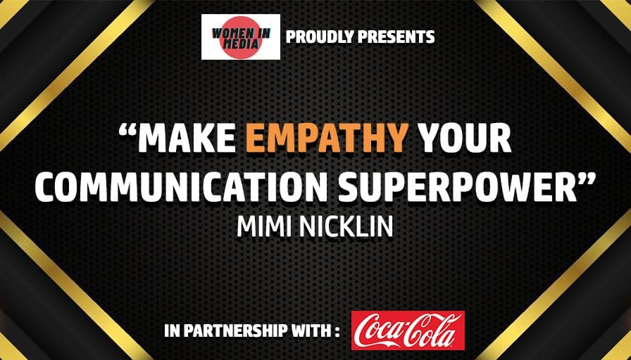 Global bestselling author Mimi Nicklin speaks to Women In Media on the power of empathy