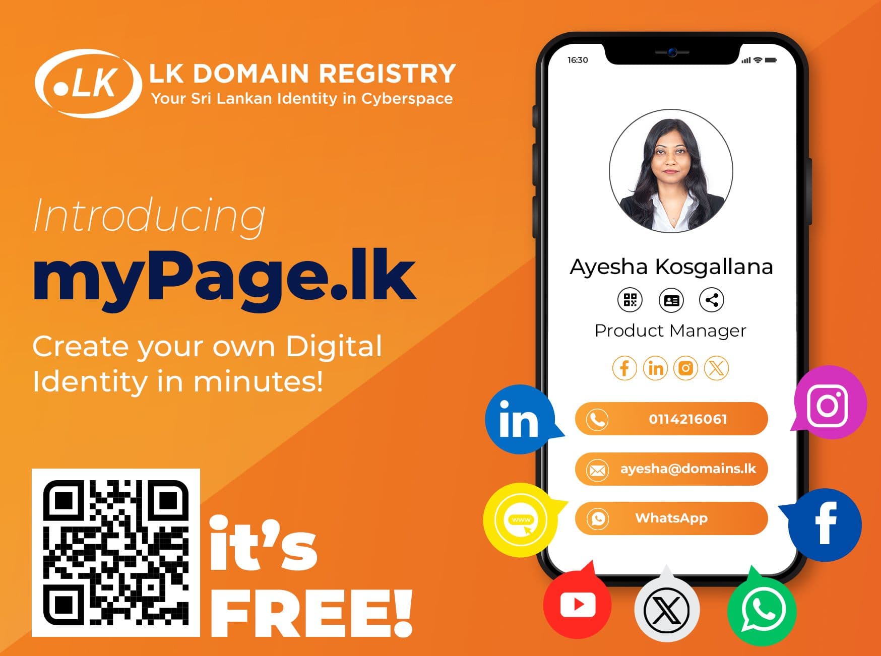 LK Domain Registry Empowers Sri Lankans to Create Their Own Digital Identity with myPage.lk