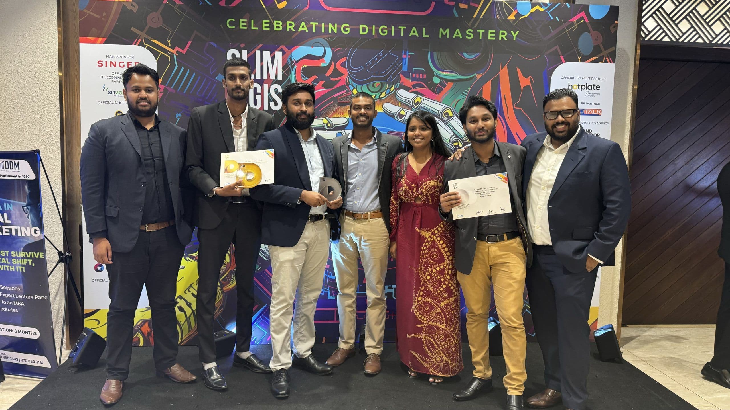 Artslab Creatives Shines at SLIM Digis 2.4 with Gold and Silver Wins