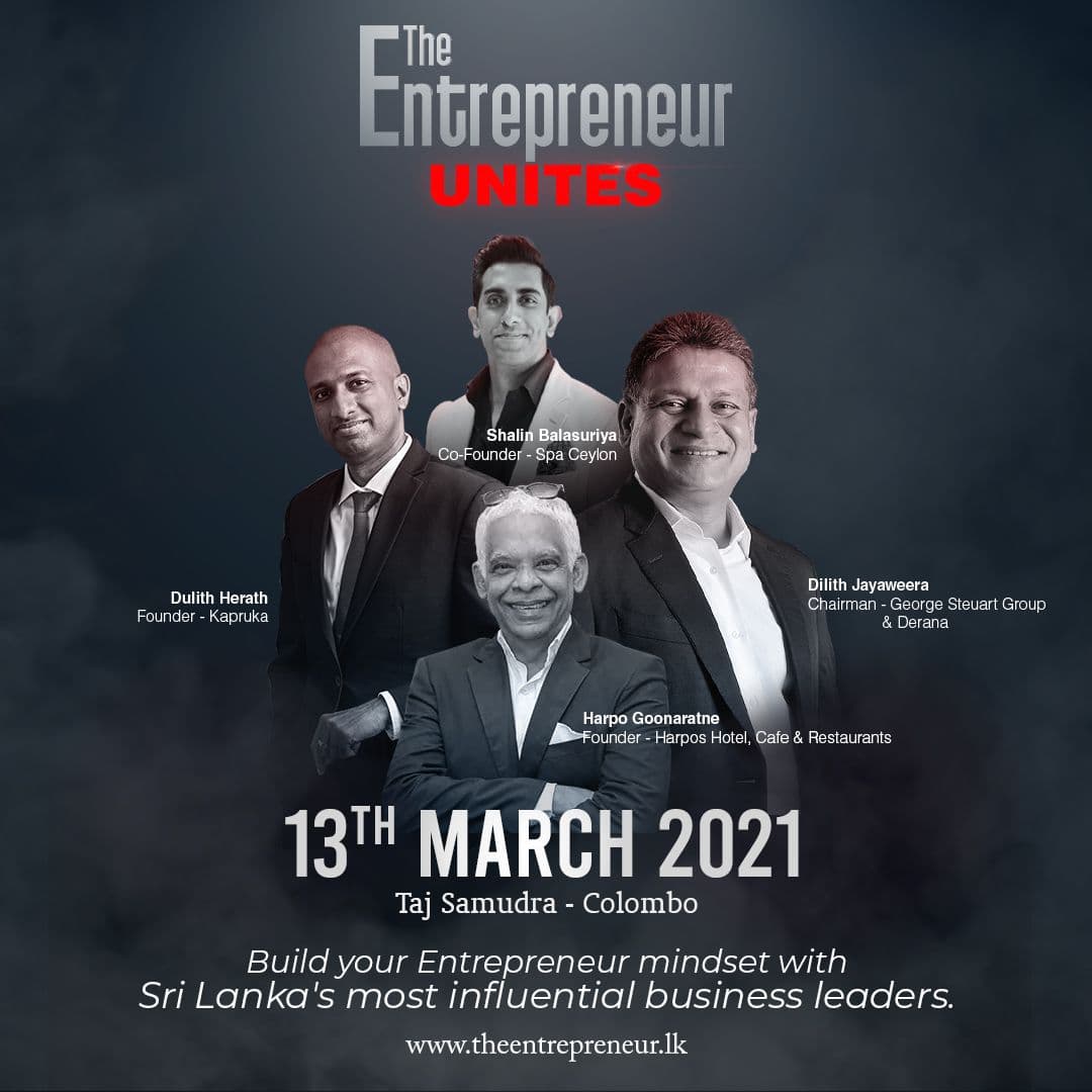 “The Entrepreneur Unites” event brings Sri Lanka’s top business leaders on to one stage